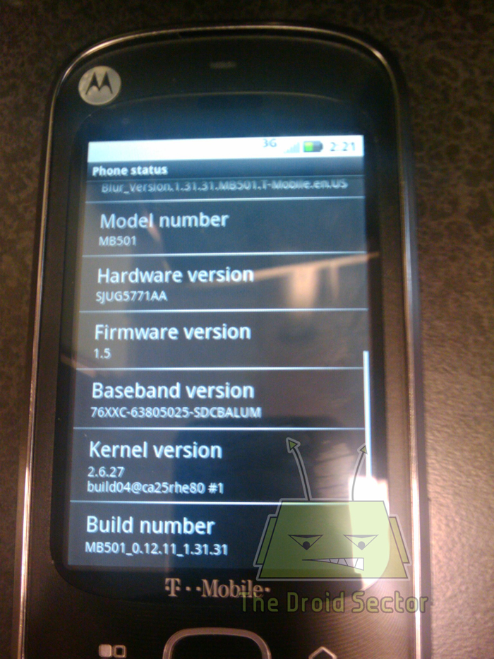 Motorola Cliq XT